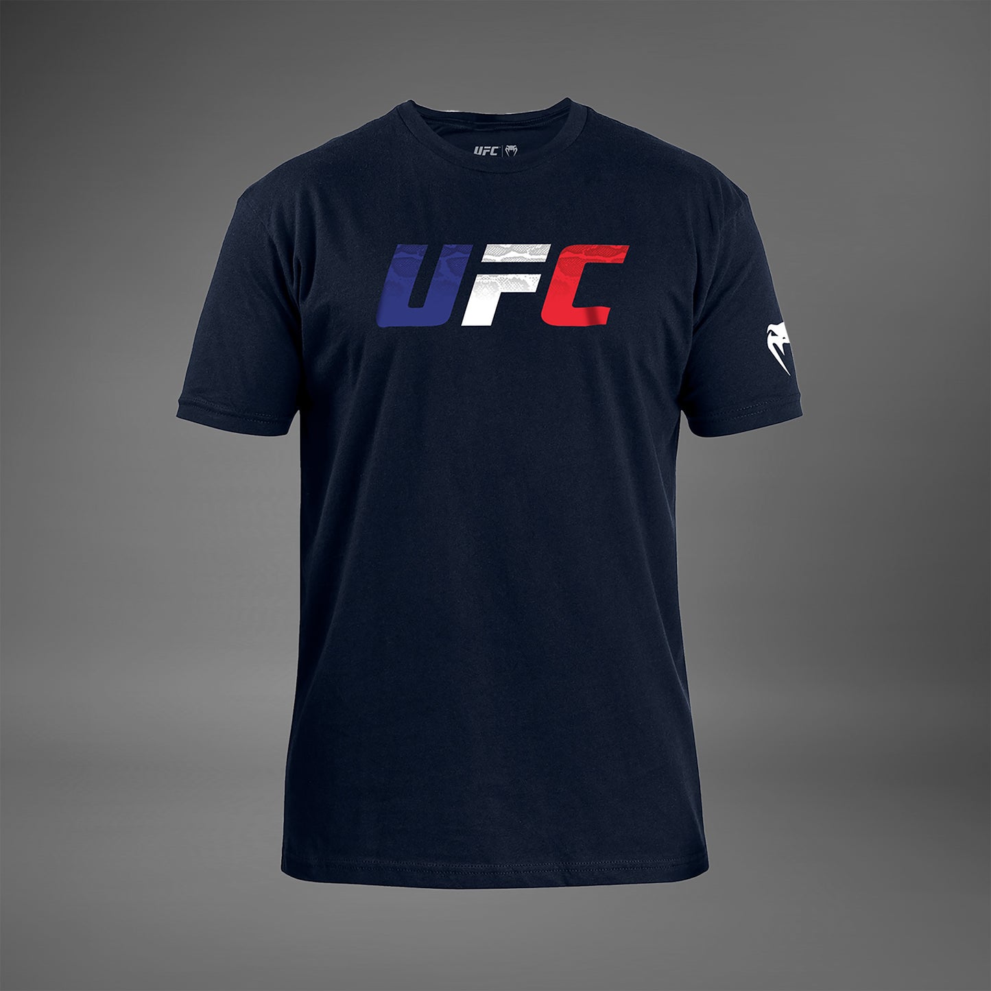 UFC Unrivaled by Venum French Flag Унисекс Футболка - Темно-синий