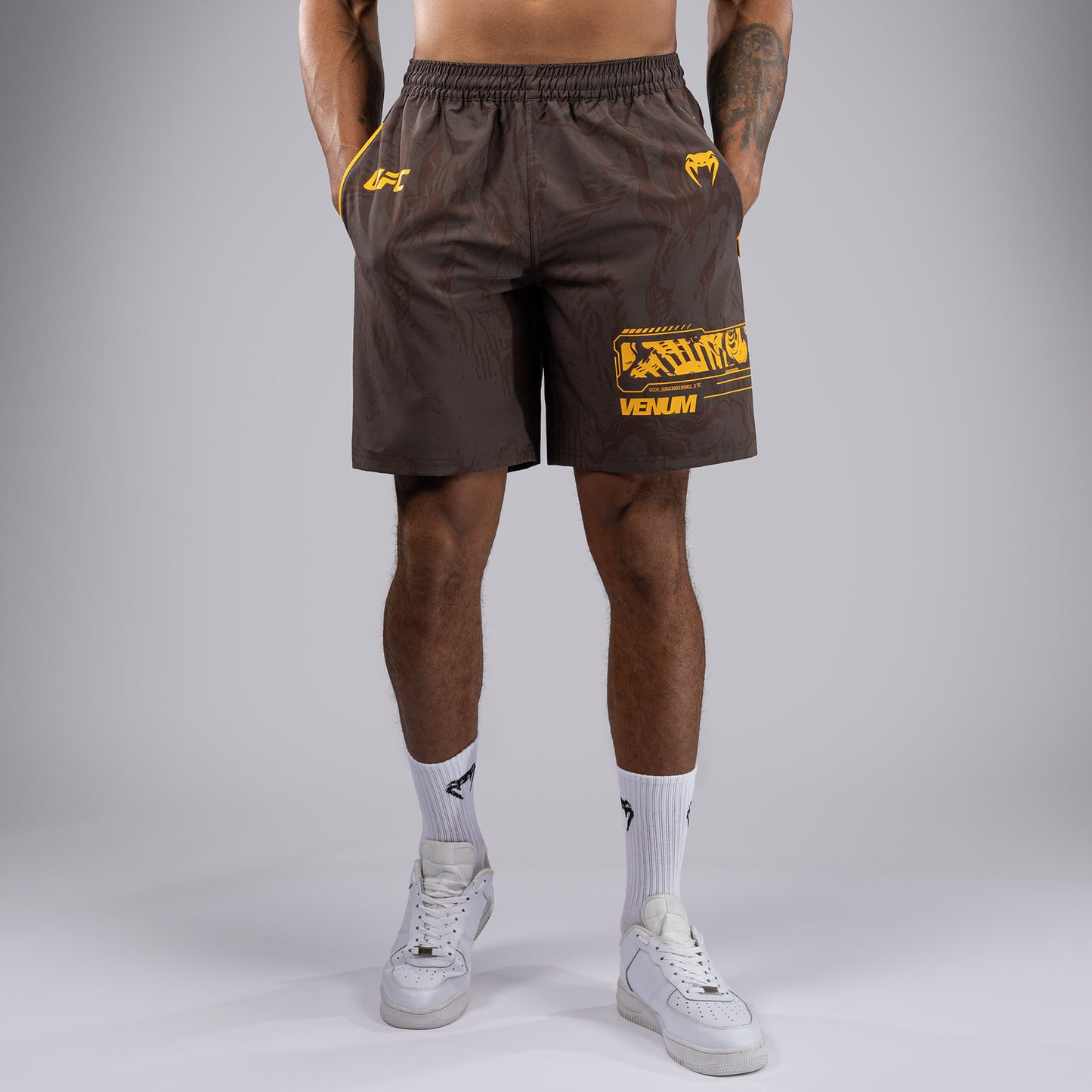 Шорты UFC Fusion by Venum Fight Week для мужчин - Earthen Brown