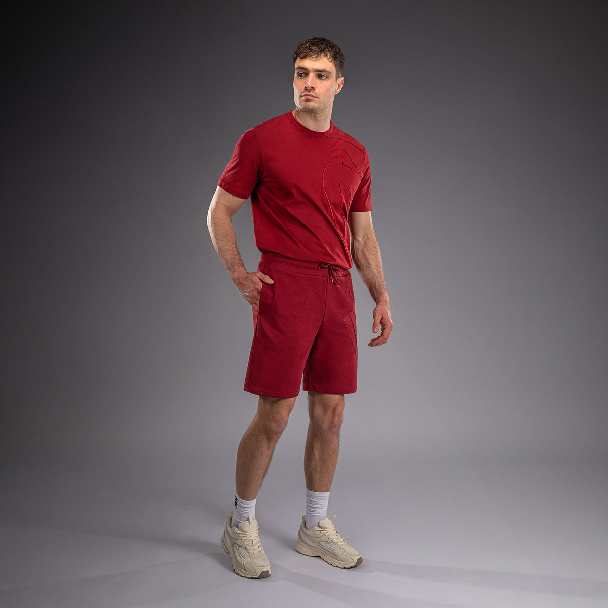 Хлопковые шорты Venum Giant 3D - Красный