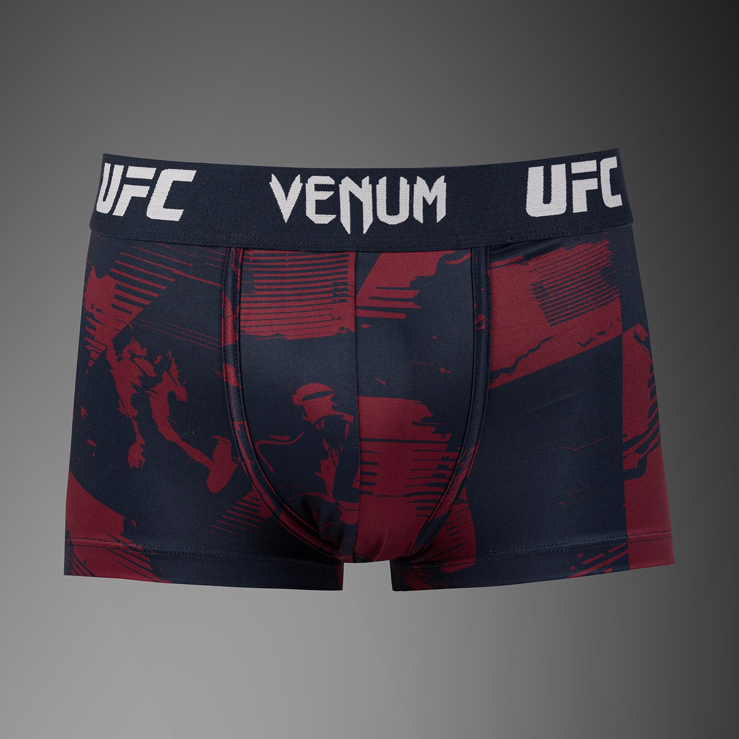UFC Zenith by Venum Authentic Fight Week Трусы для взвешивания Мужские - Темно-синий/бордовый/серебристый