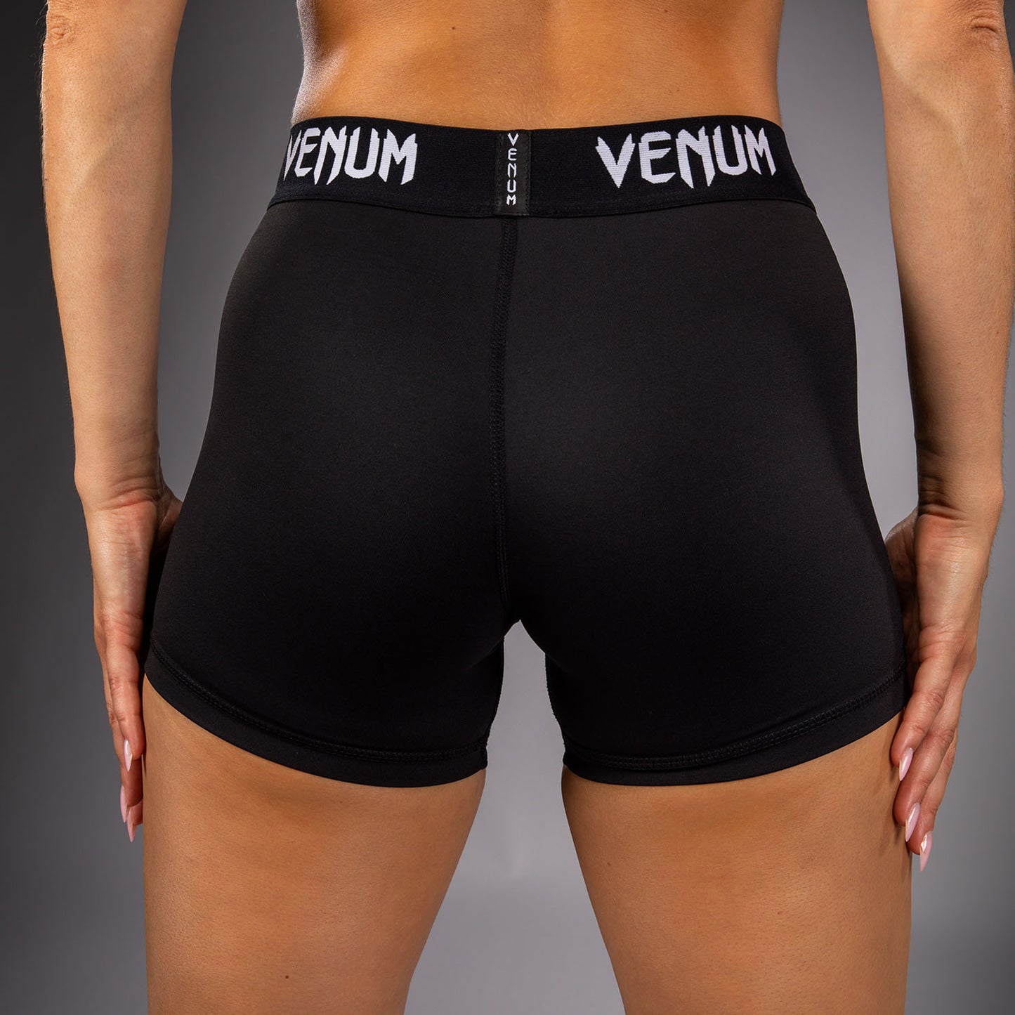 Женские функциональные компрессионные шорты Venum UFC Unity by Venum Authentic Fight Week - Чёрный