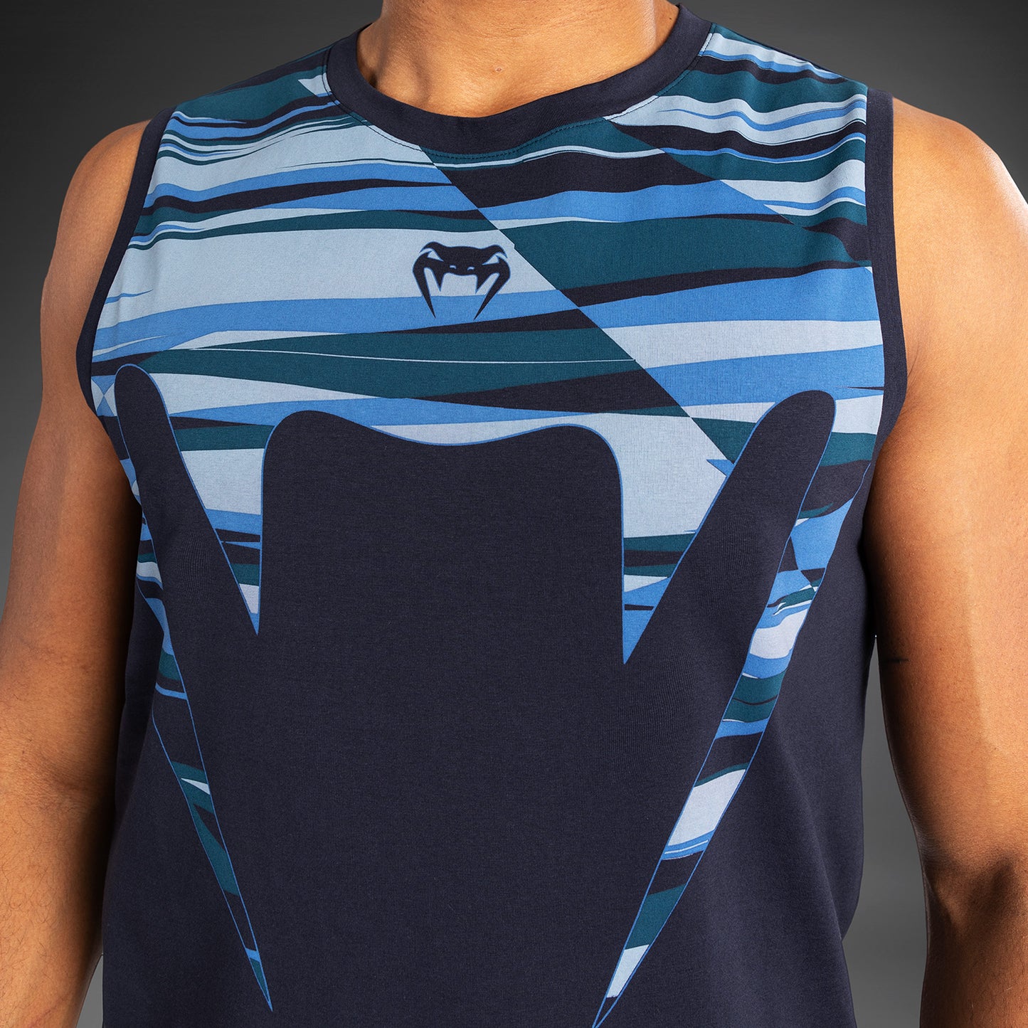 Мужская майка Venum Rapid - Snakehead - Shadow Blue