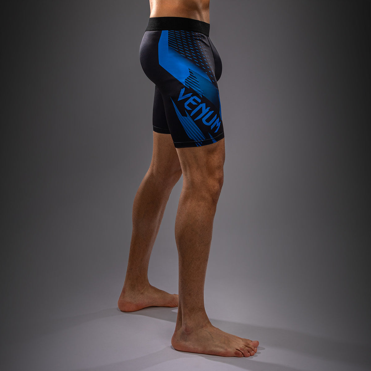 Компрессионные шорты Venum No-Gi 6.0 Vale Tudo - Чёрный/Синий