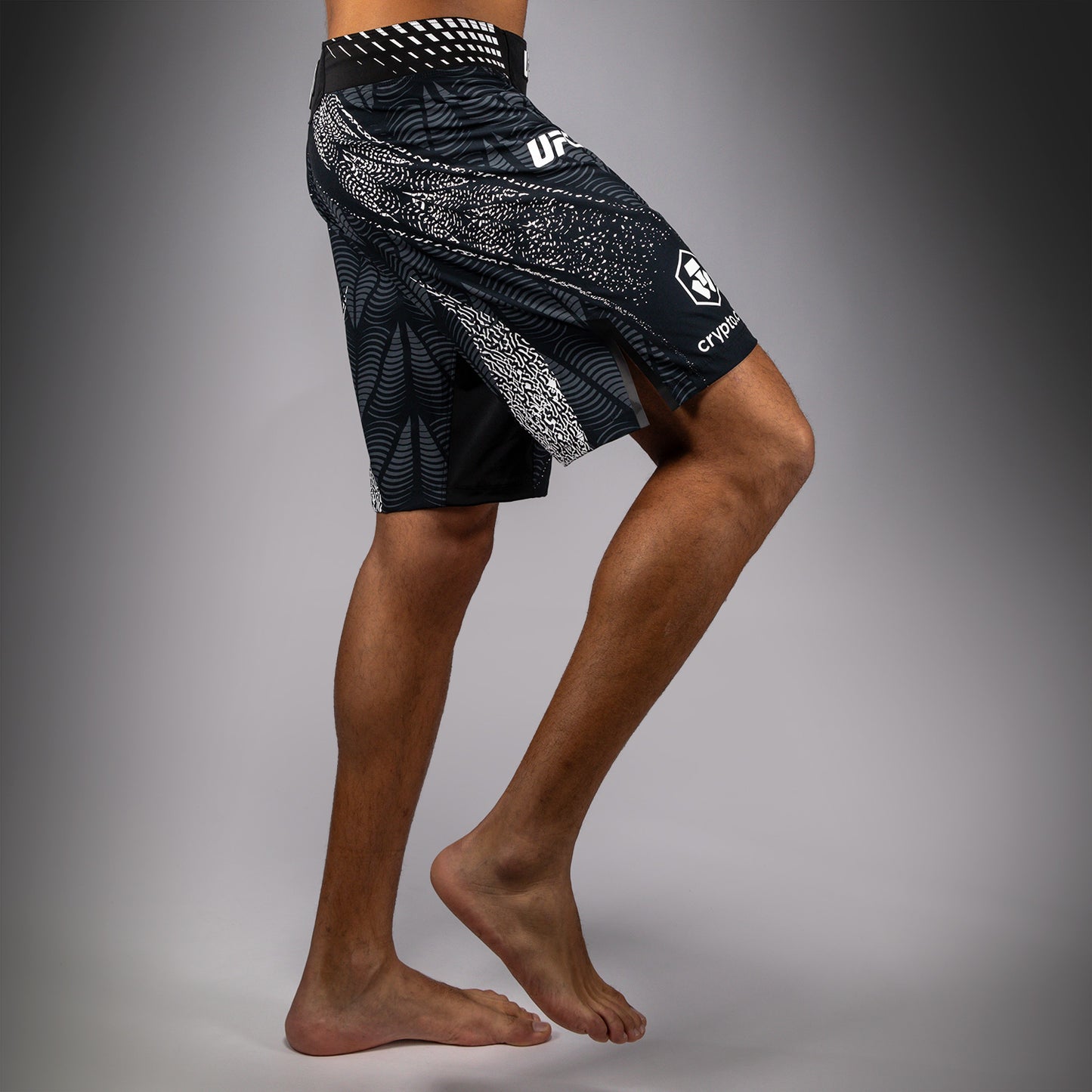 UFC Zenith by Venum Authentic Fight Night Удлинённые Шорты Fight Мужские - Чёрный