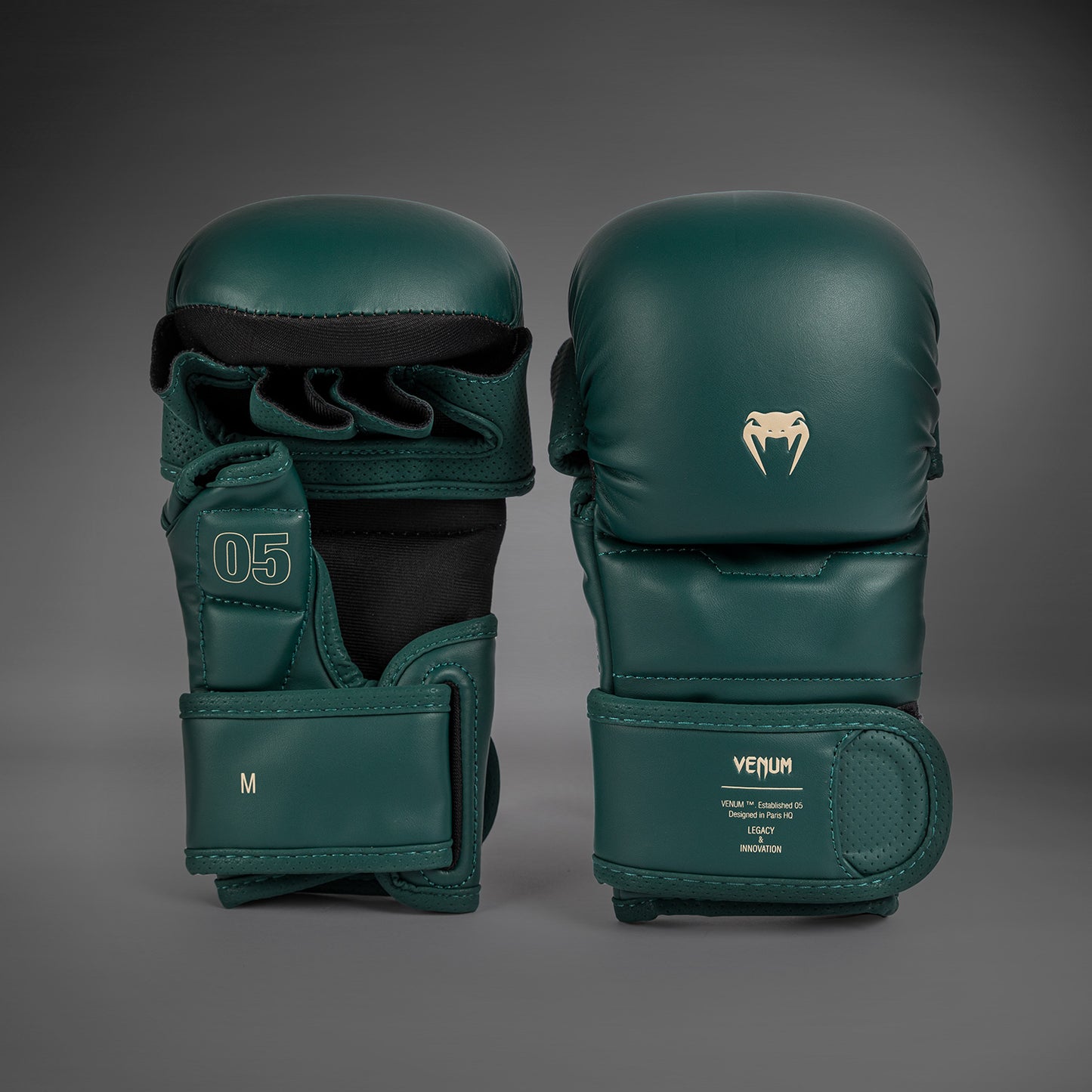 Venum Impact Evo Перчатки для спарринга MMA - Изумрудный Зеленый
