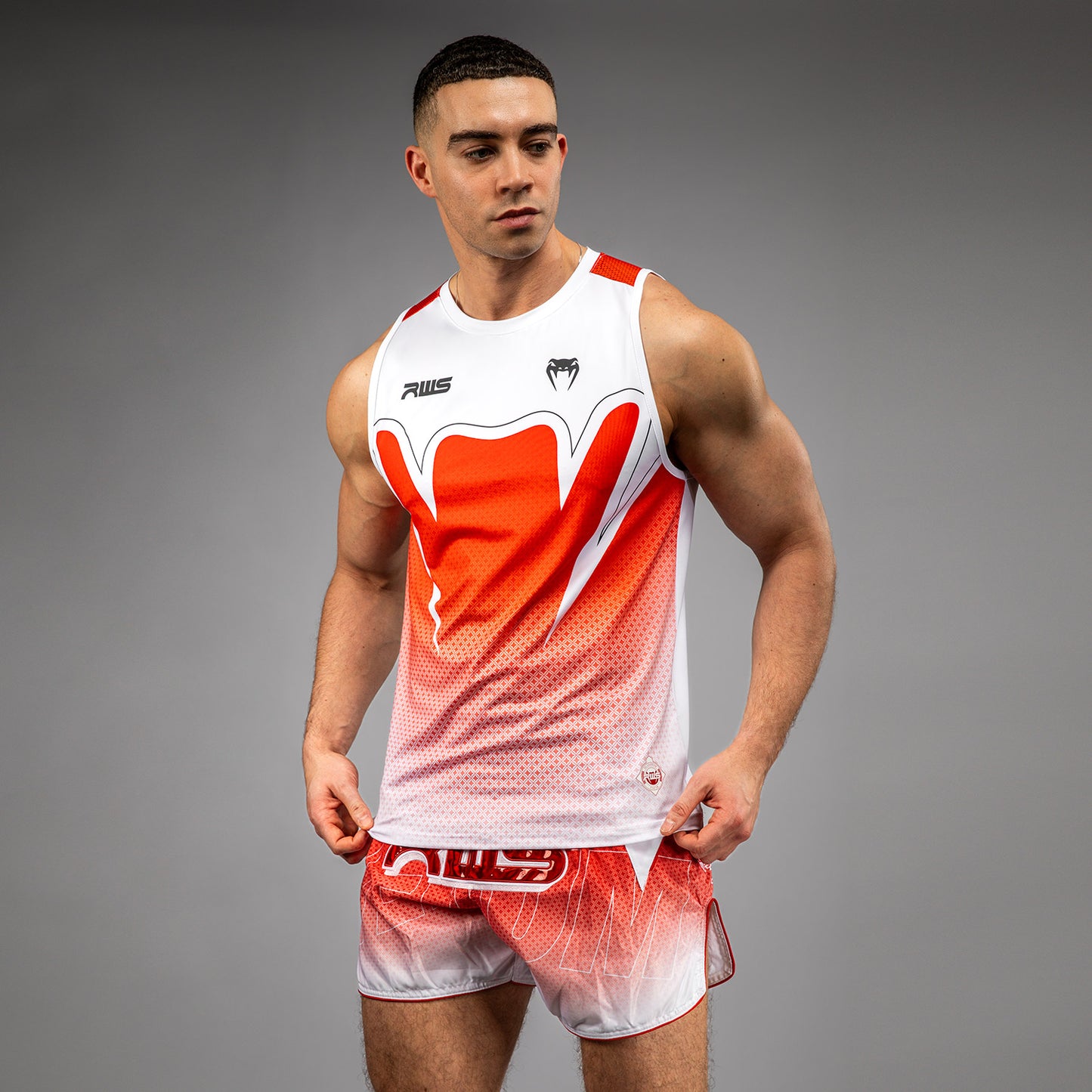 Майка мужская Venum RWS 2.0 Dry-Tech – Белый/Красный