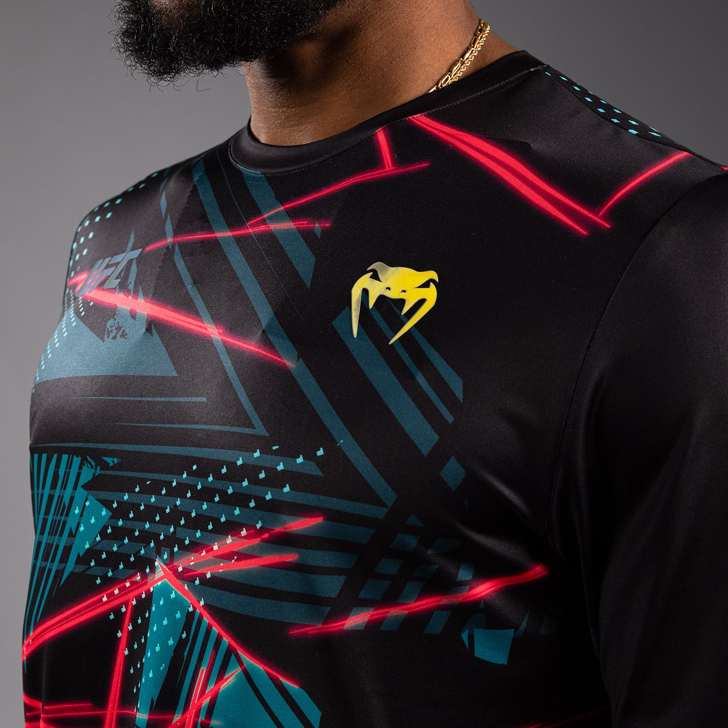 UFC Fusion By Venum Miami Edition Fight Week Мужская футболка Dry-Tech – Черный