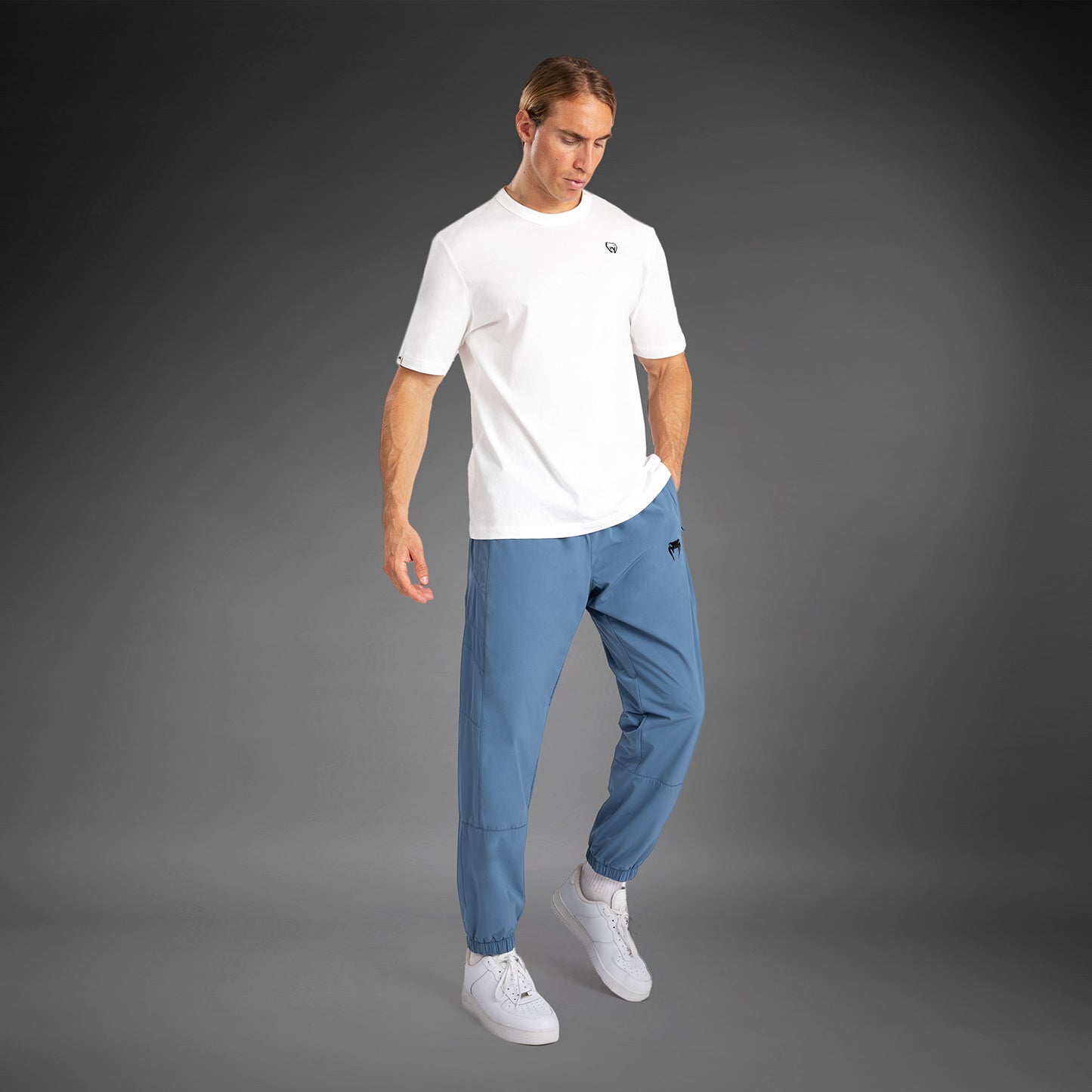 Штаны Venum Attack 90 Tracksuit Pants - Синий/Черный