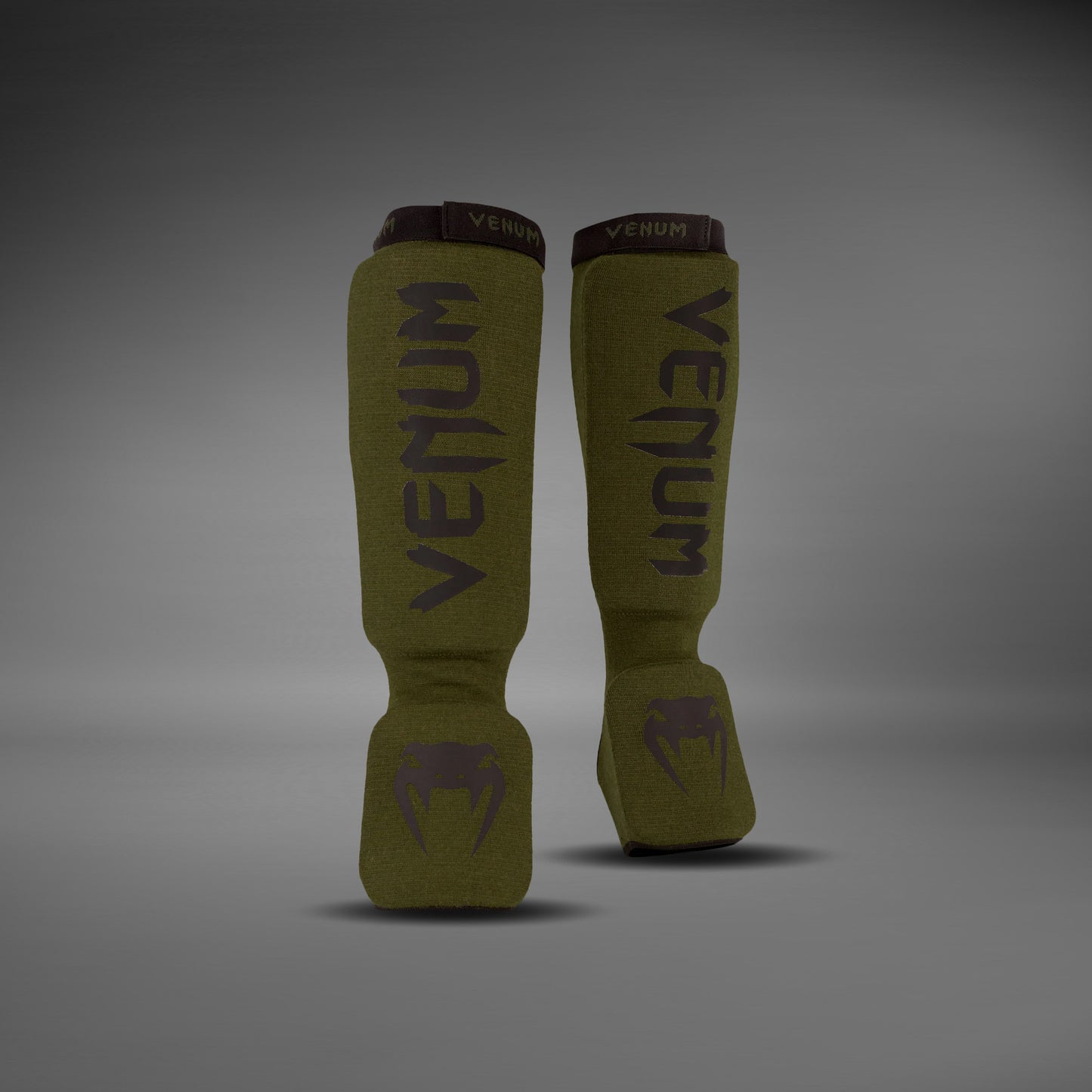 Venum Kontact Shin Guards - Хаки/Черный