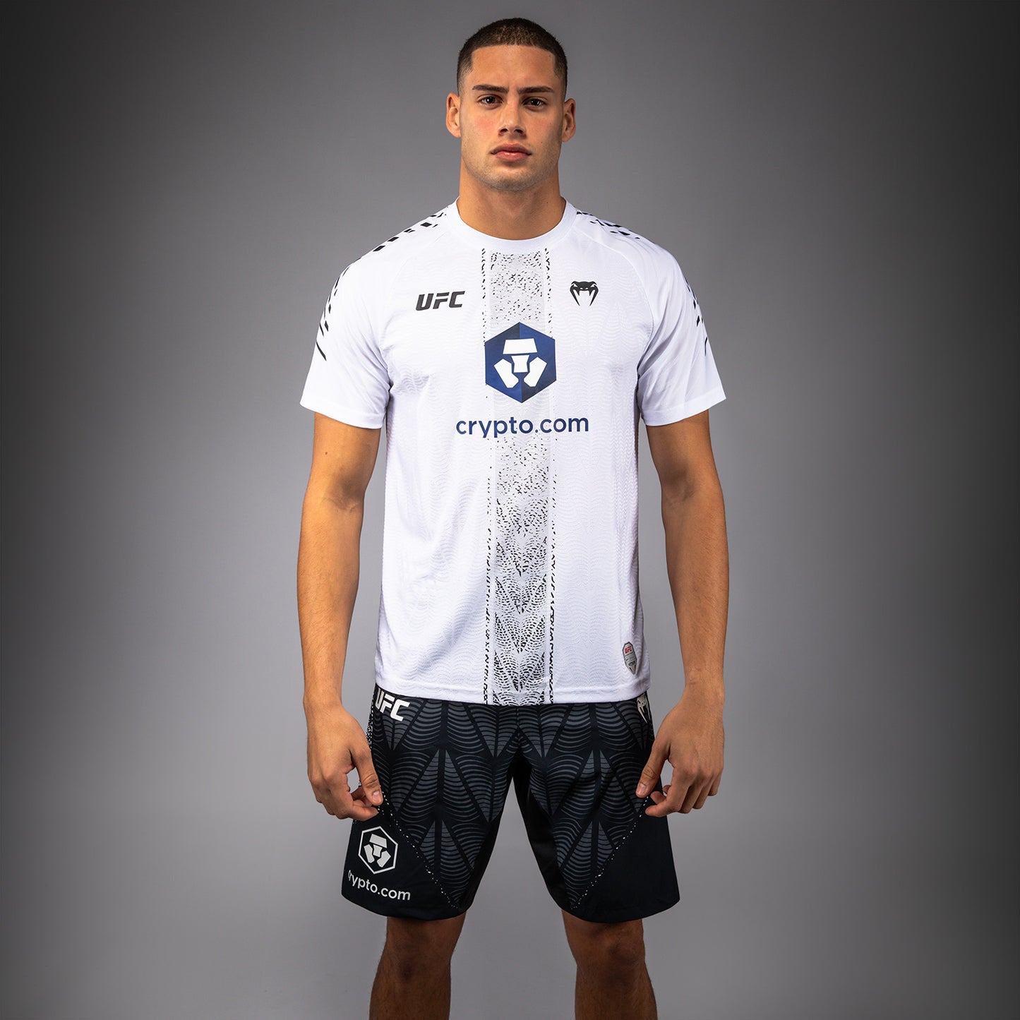 Официальная выходная футболка UFC Zenith by Venum Authentic Fight Night Мужская - Белый