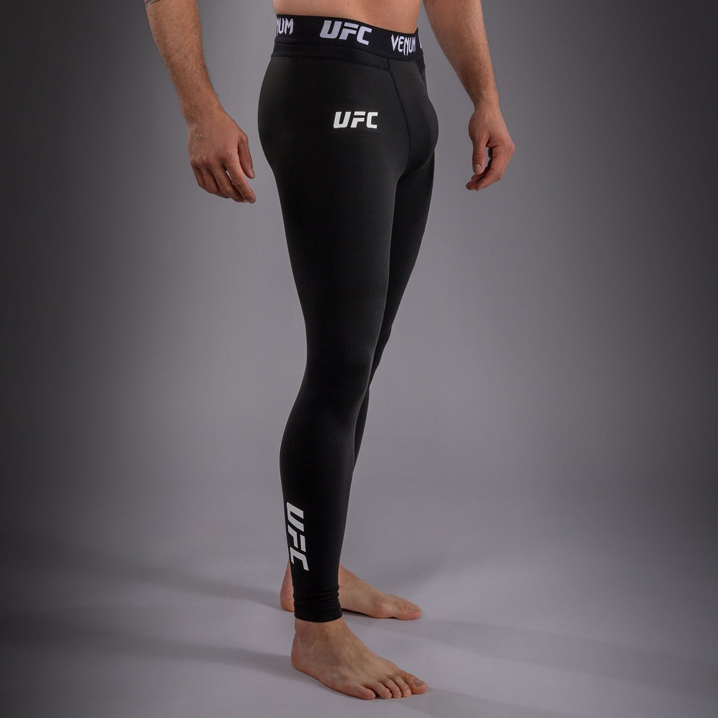 Мужские функциональные компрессионные штаны Venum UFC Unity by Venum Authentic Fight Week - Чёрный