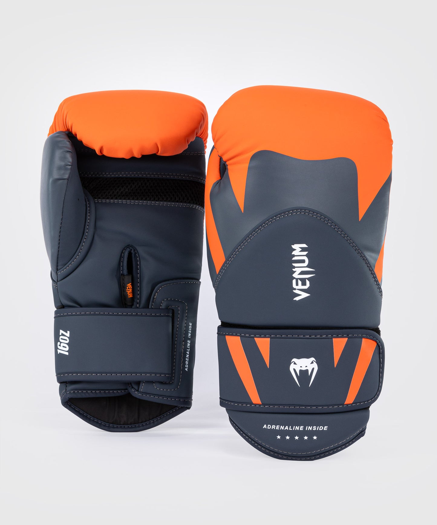 Боксерские перчатки Venum Challenger 4.0 - оранжевый/темно-синий