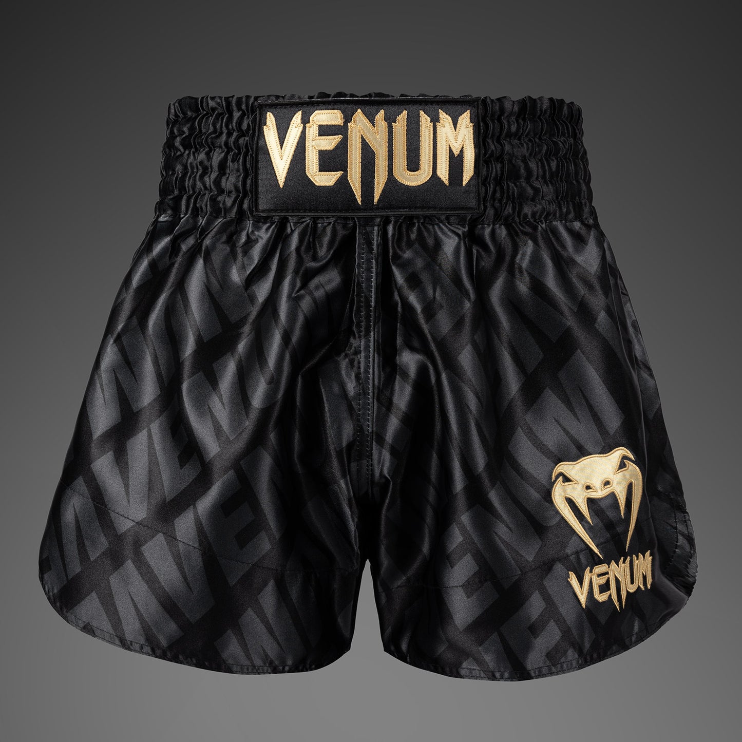 Шорты для муай-тай Venum Contender XT – Чёрный/Золотой
