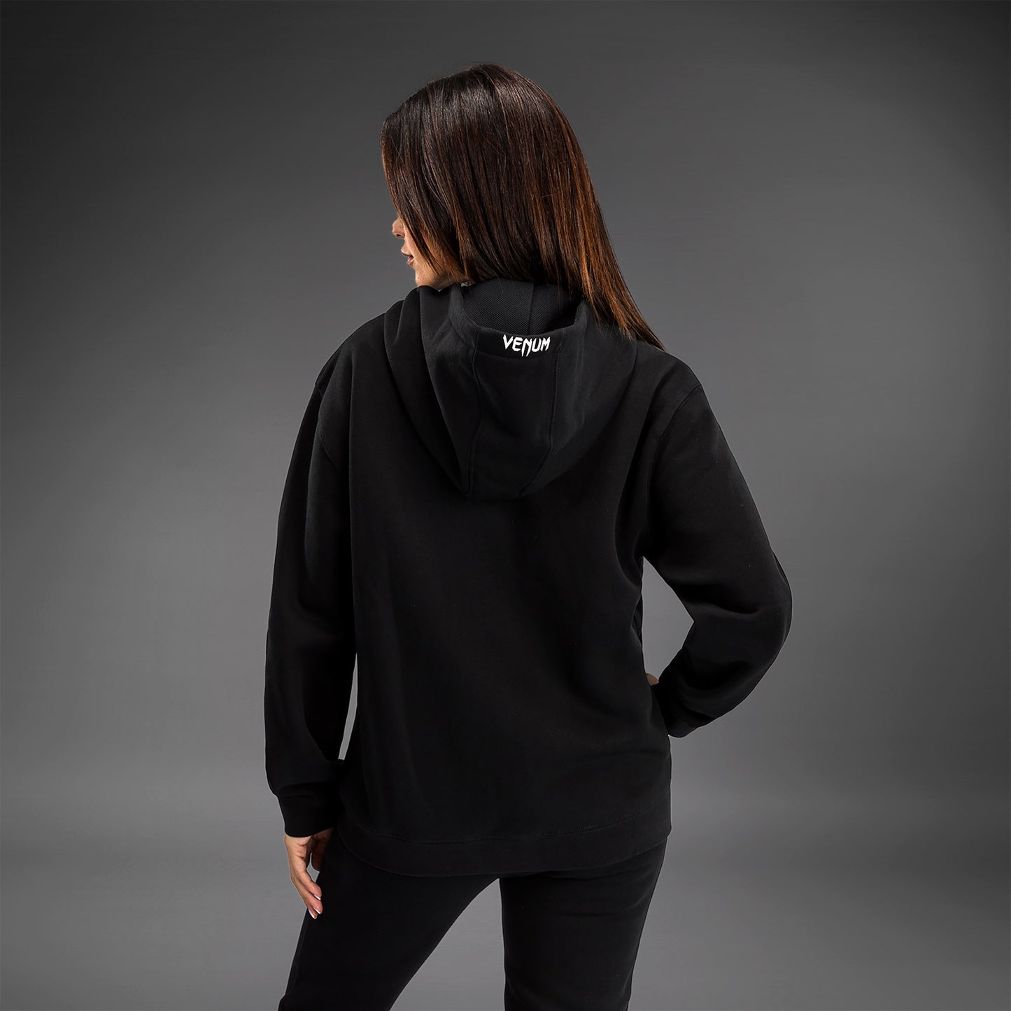 Толстовка UFC Fusion by Venum Replica на молнии для женщин - Black