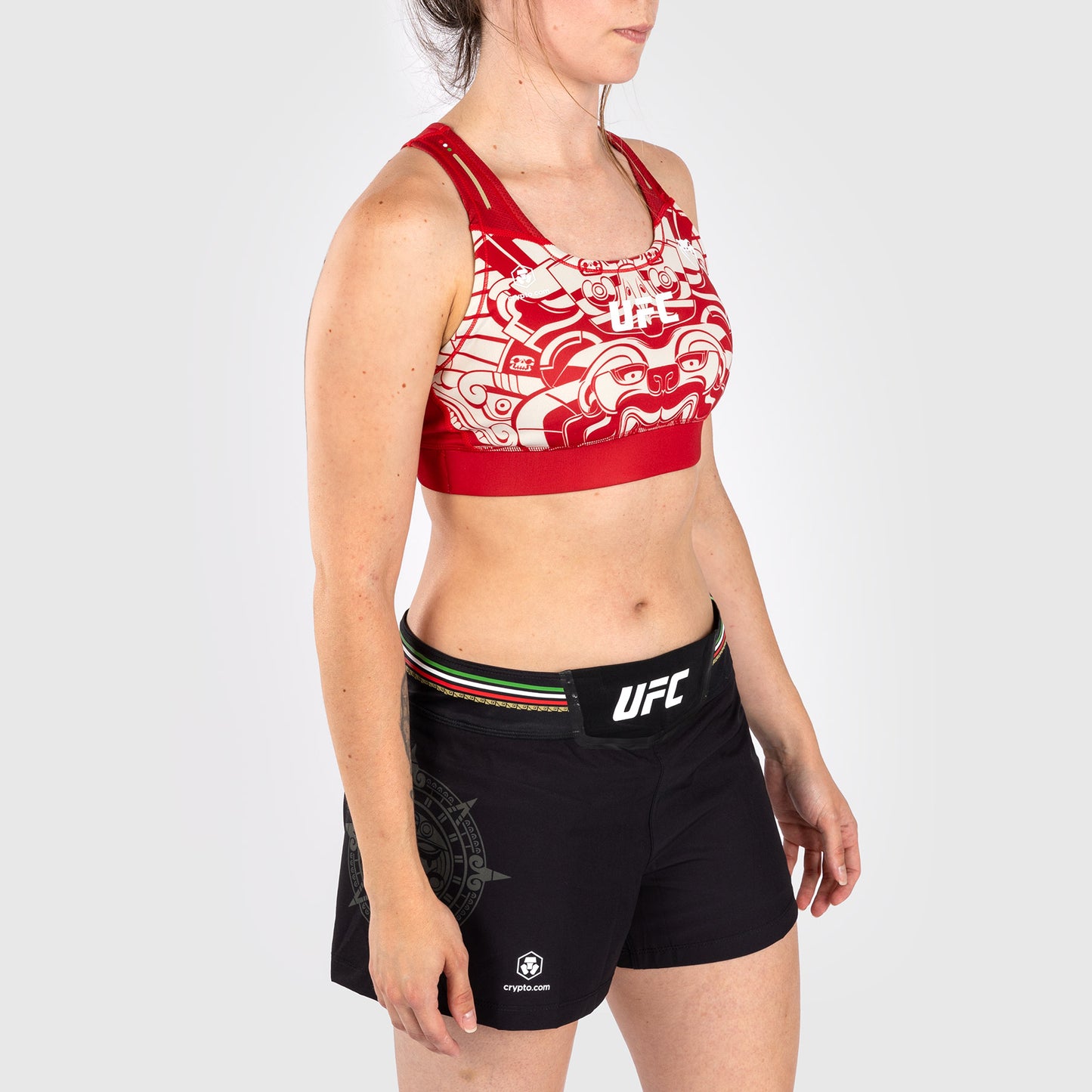 Noche UFC by Venum Authentic Fight Night Женский спортивный бюстгальтер - красный
