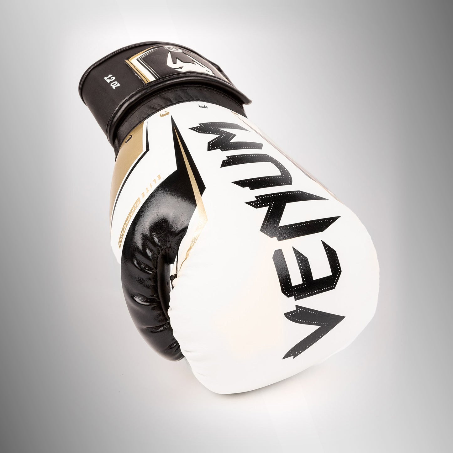 Боксерские перчатки Venum Elite Evo - белый/золотой