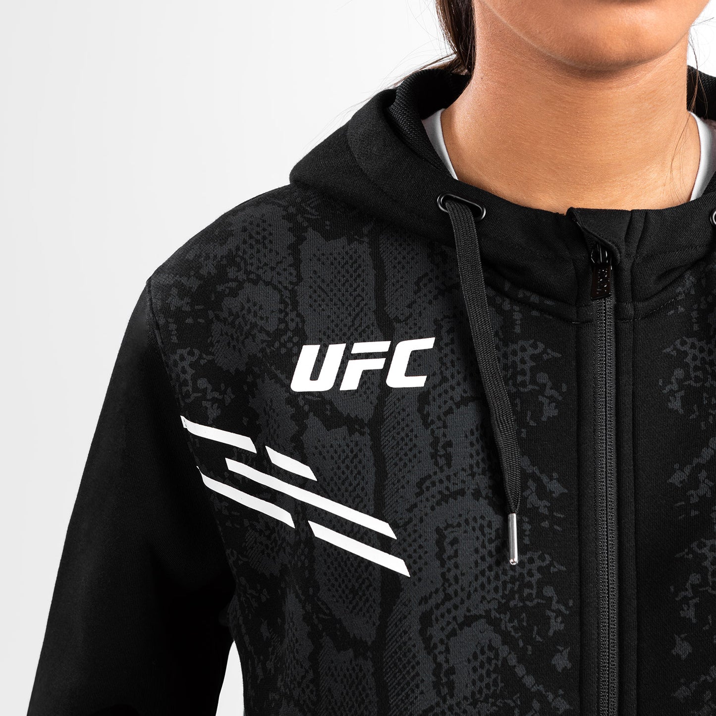 UFC Adrenaline by Venum Женская толстовка на молнии - черный