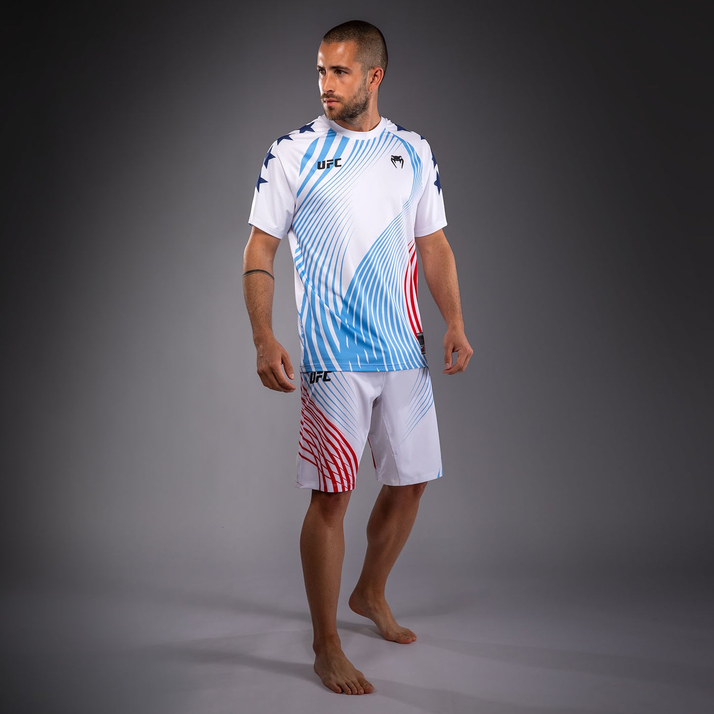 Official UFC Freedom 250 by Venum Authentic Fight Night Джерси Walkout для мужчин - Белый