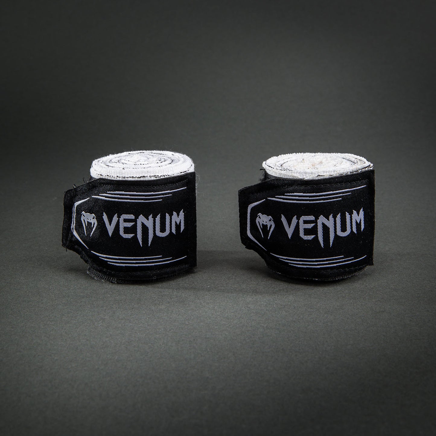 Бинты для рук Venum Kontact Evo Bats Night - Чёрный/Белый