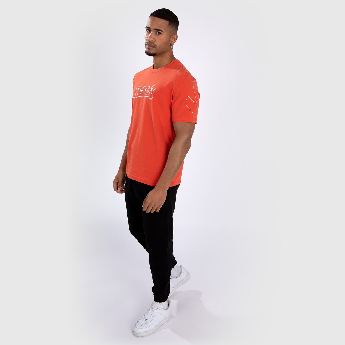 Футболка Venum Snake Print - Флюоро-оранжевый