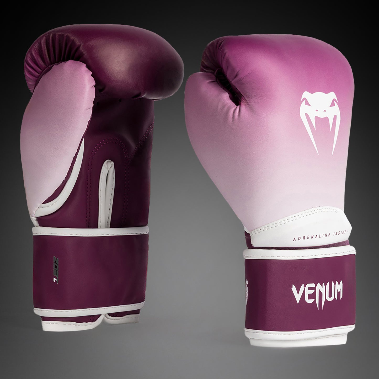 Боксерские перчатки Venum Iris - Сливовый/Белый