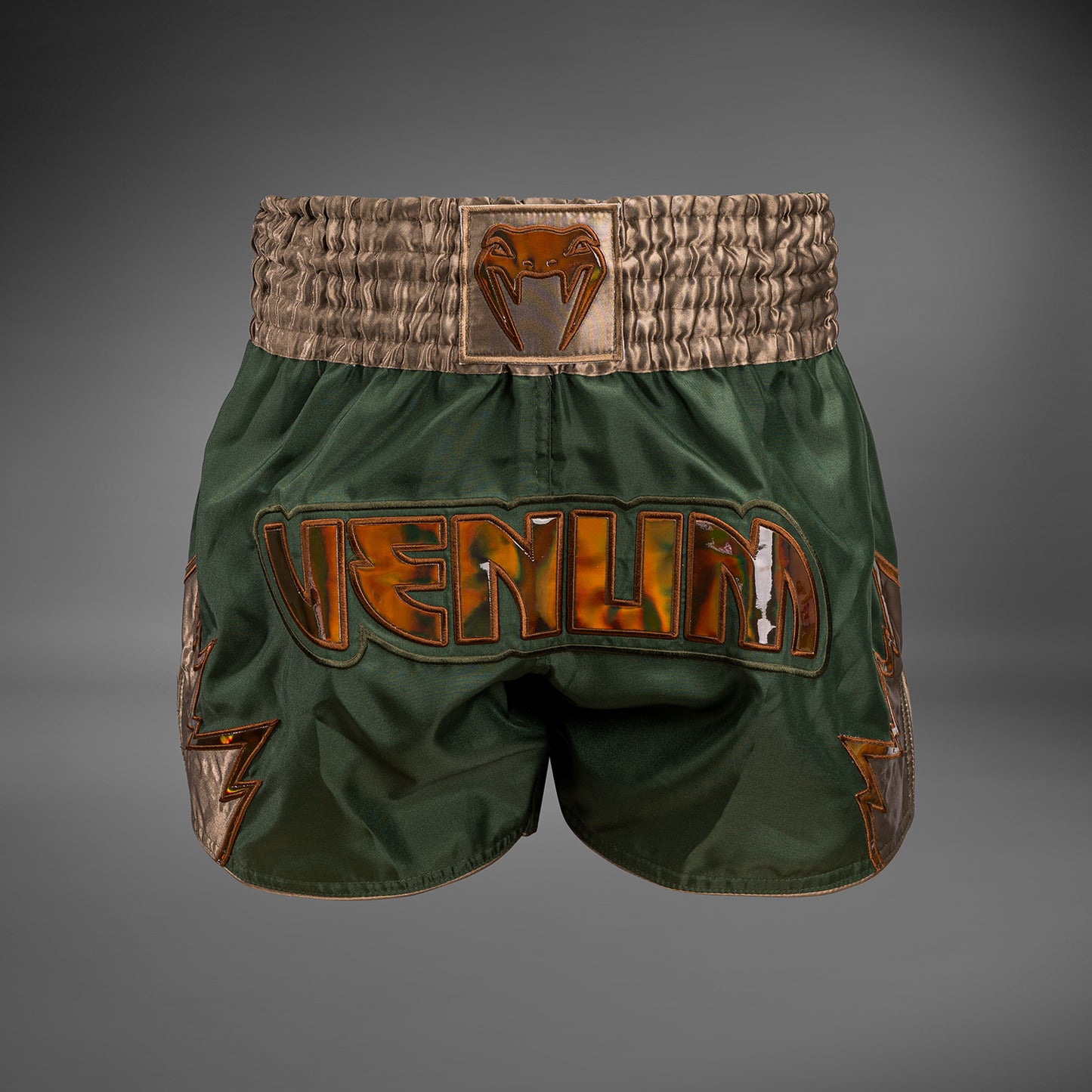 Шорты Venum Inferno Muay Thai - Хаки/Бронза