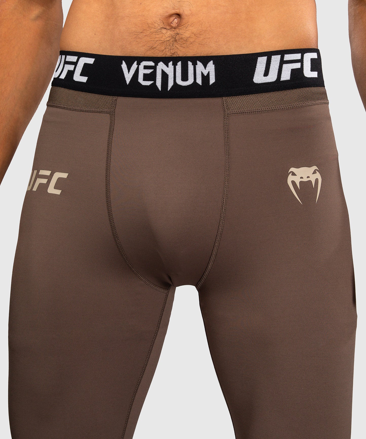 Мужские функциональные компрессионные штаны Venum UFC Unity by Venum Authentic Fight Week - Коричневый