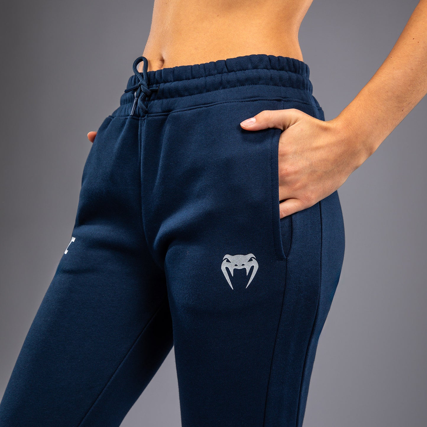 Штаны UFC Fusion by Venum Fight Week из хлопка для женщин - Solid Oceanic Blue