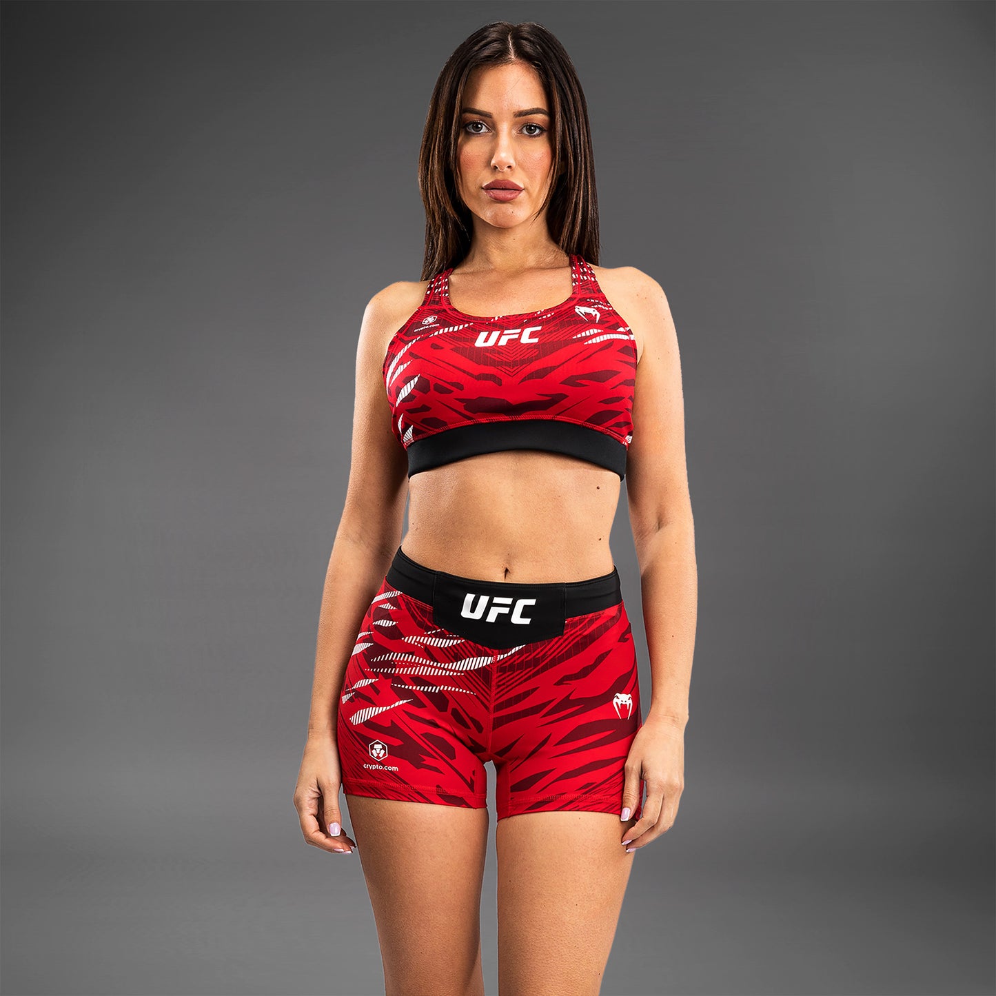 Шорты Vale Tudo UFC Fusion by Venum Authentic Fight Night для женщин - Короткий крой - Red