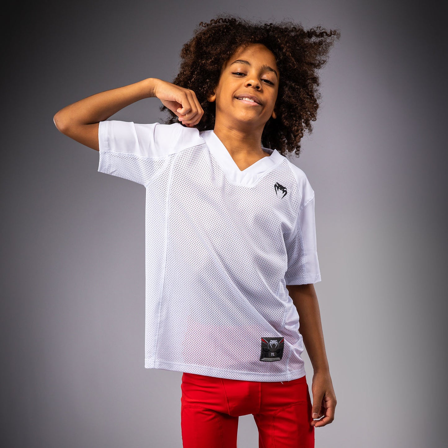 Футболка для футбола с коротким рукавом Venum Elite Kids - Белый