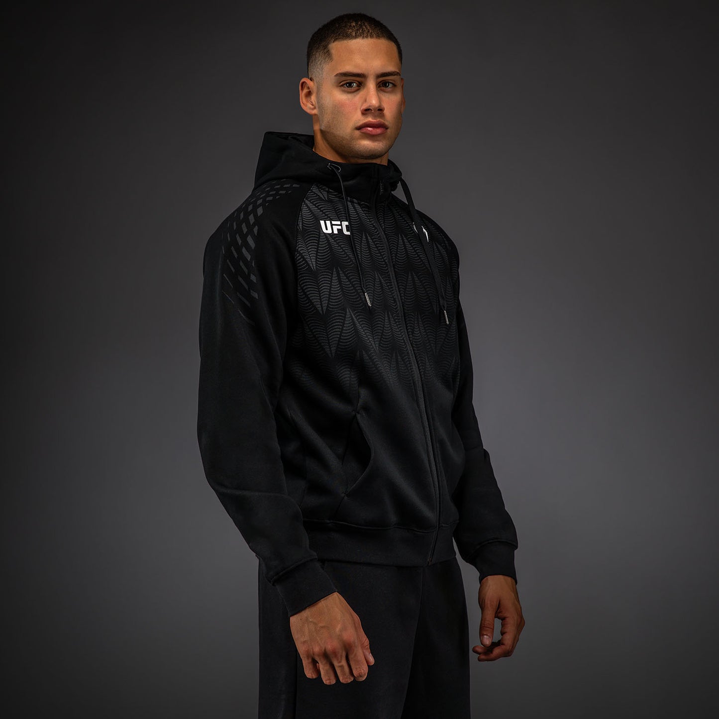 UFC Zenith by Venum Replica Толстовка на молнии Мужская - Чёрный