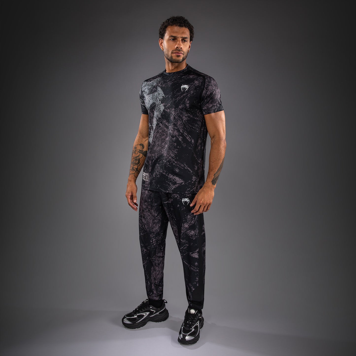 Футболка Dry Tech Venum Rage & Workout - Чёрный/Серый