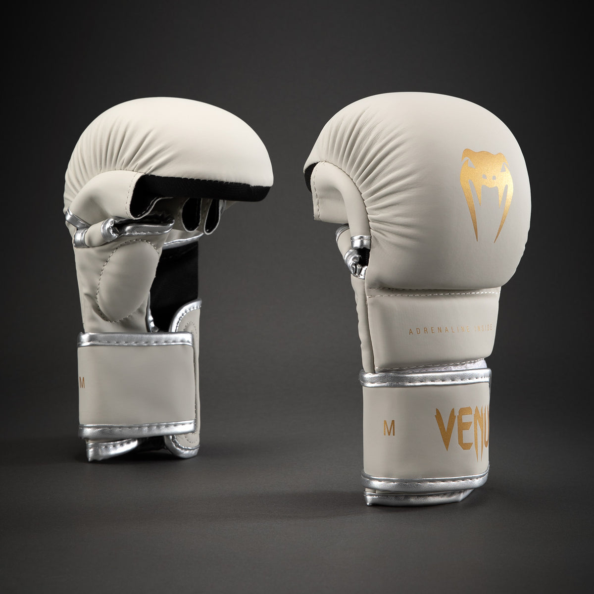 Спарринговые перчатки Venum Contender 1.5 - Слоновая кость/Золотой