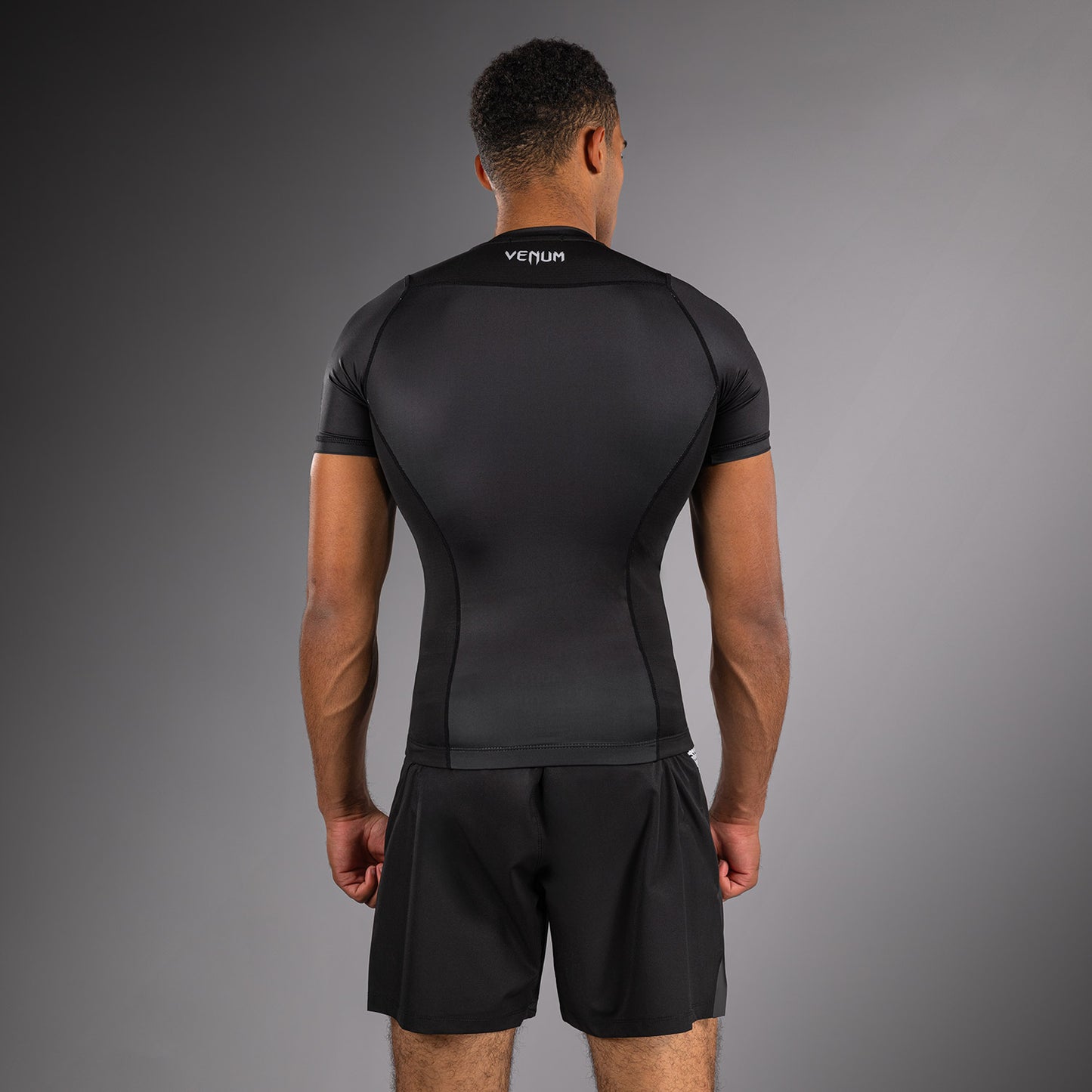 Рашгарды Venum No Gi - Чёрный/Белый