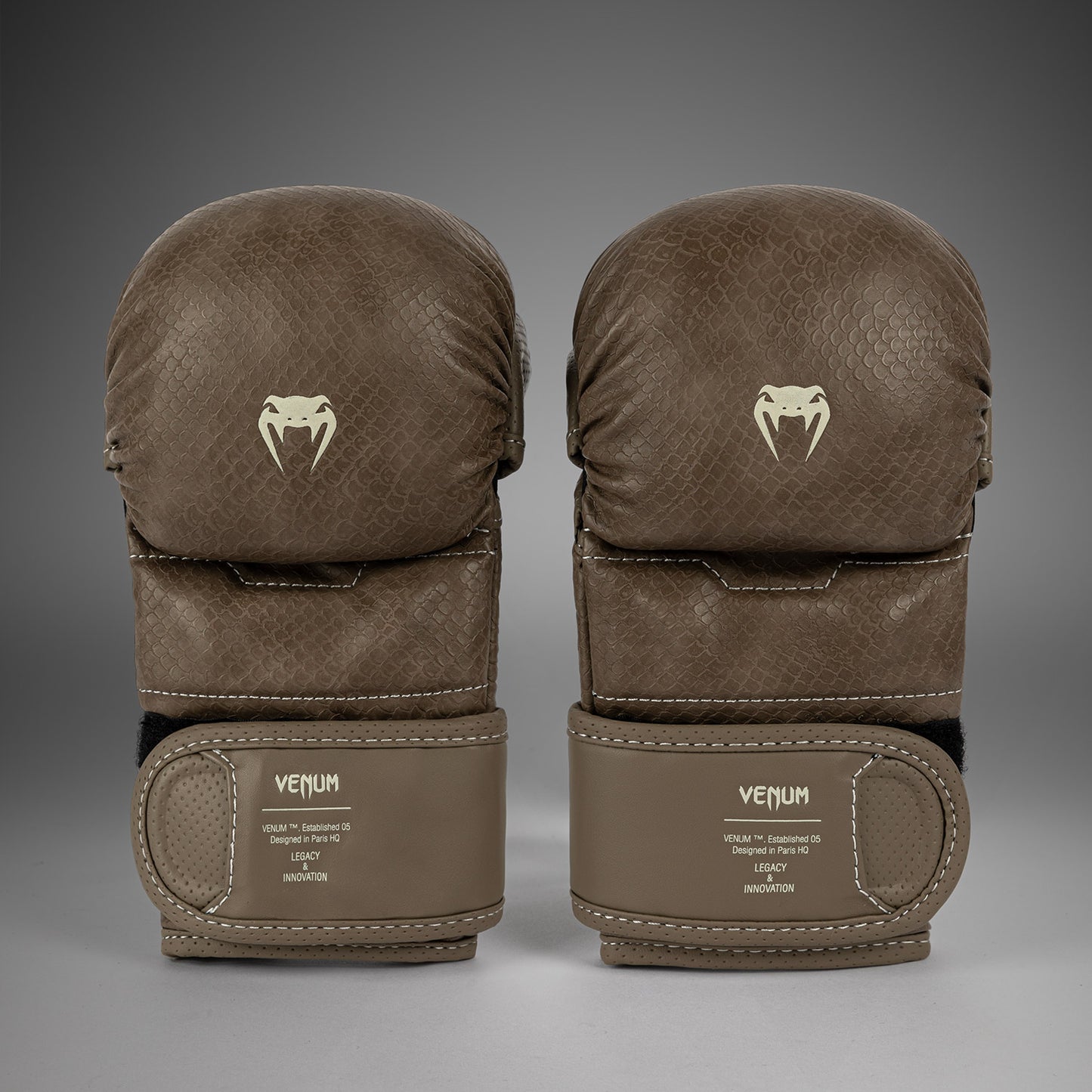 Перчатки для спарринга MMA Venum Impact Evo Scales – Коричневый