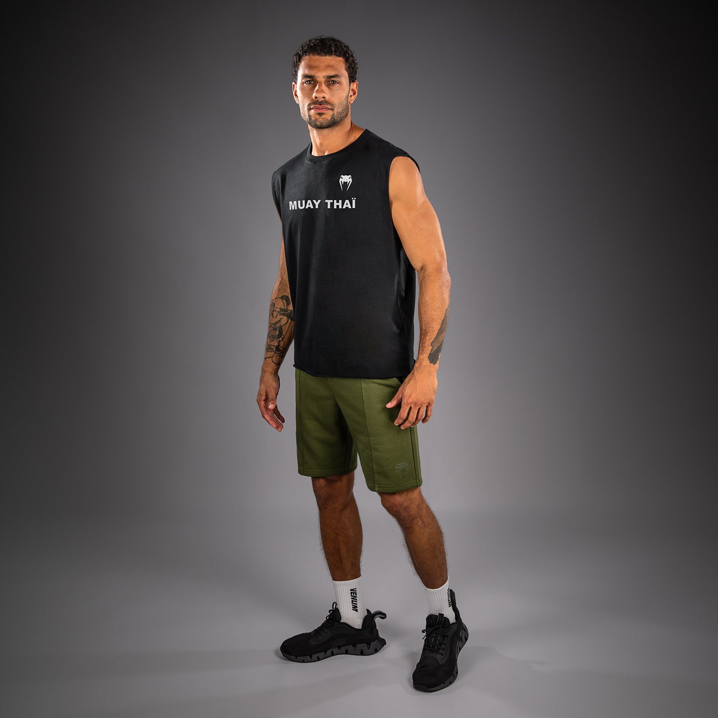 Хлопковая футболка Venum Muay Thai VT – Чёрный