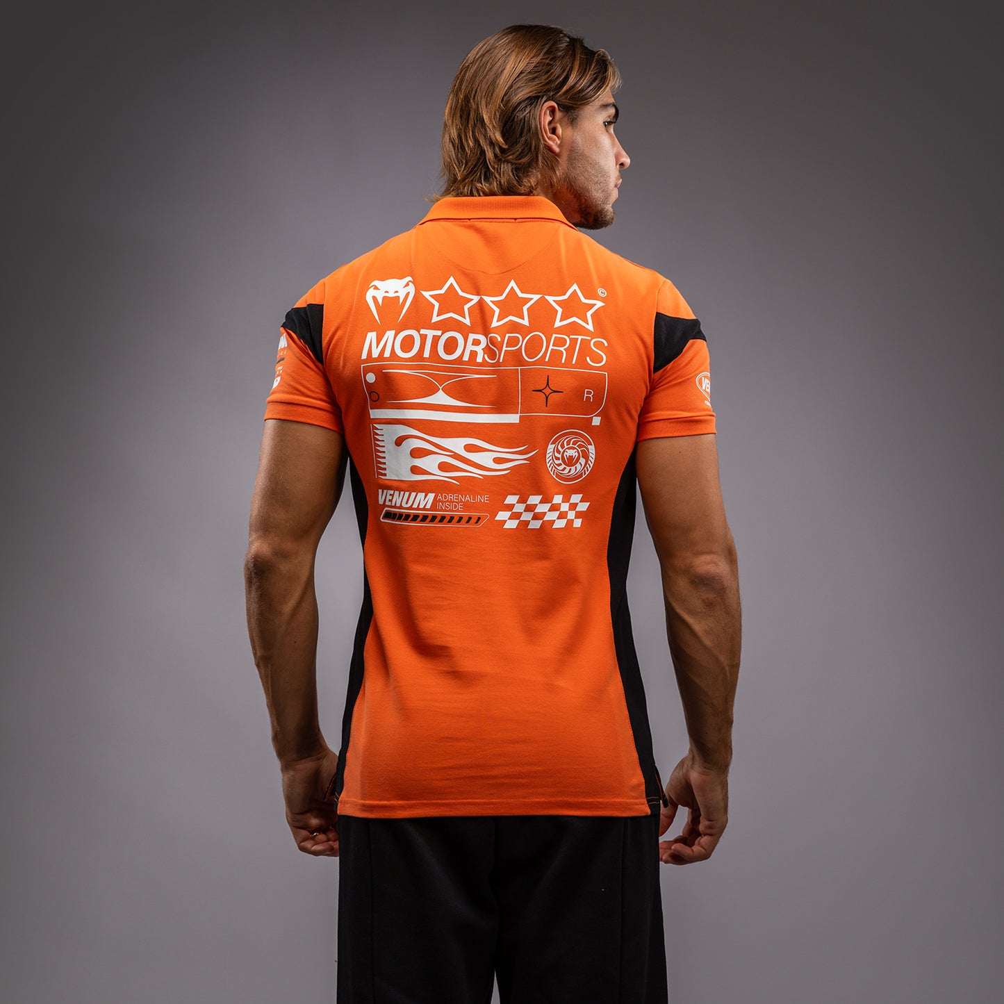 Поло Venum Motorsport Из Хлопка - Мандариновый