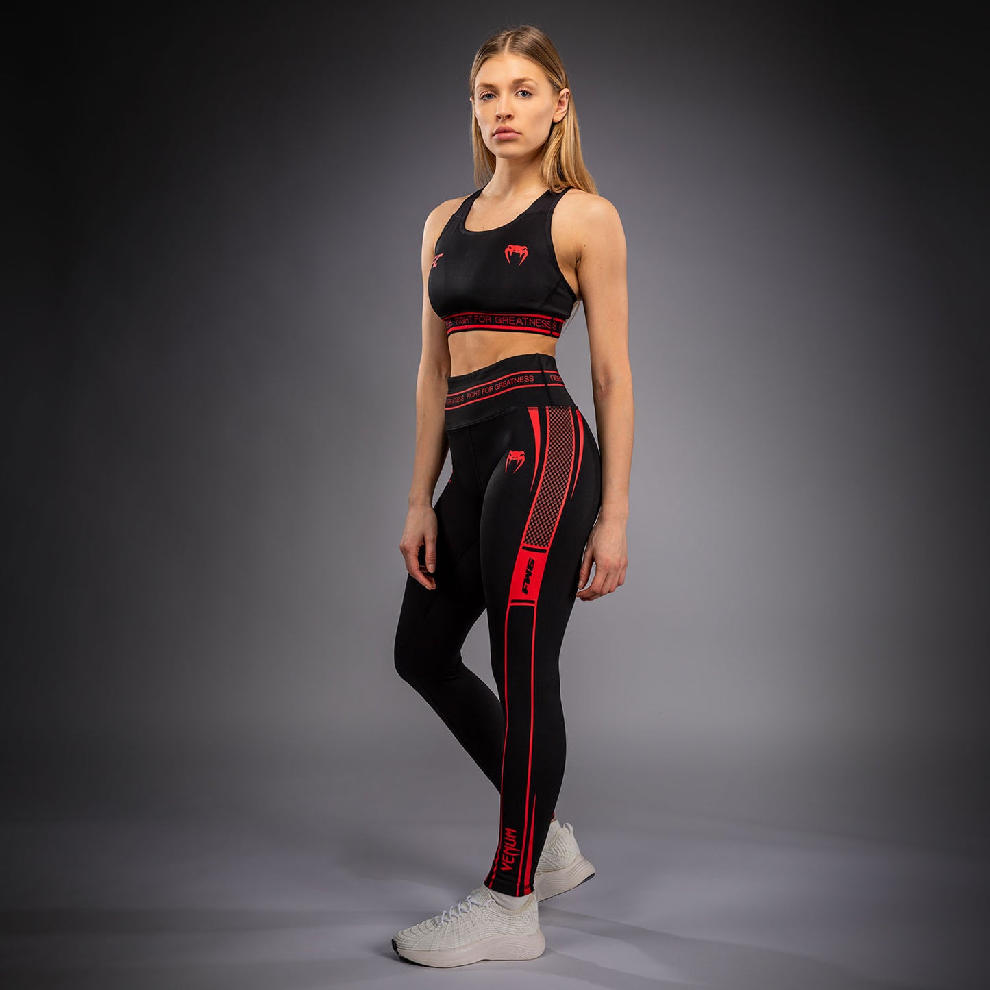 Женские функциональные компрессионные штаны Venum UFC Unity by Venum Authentic Fight Week - Чёрный