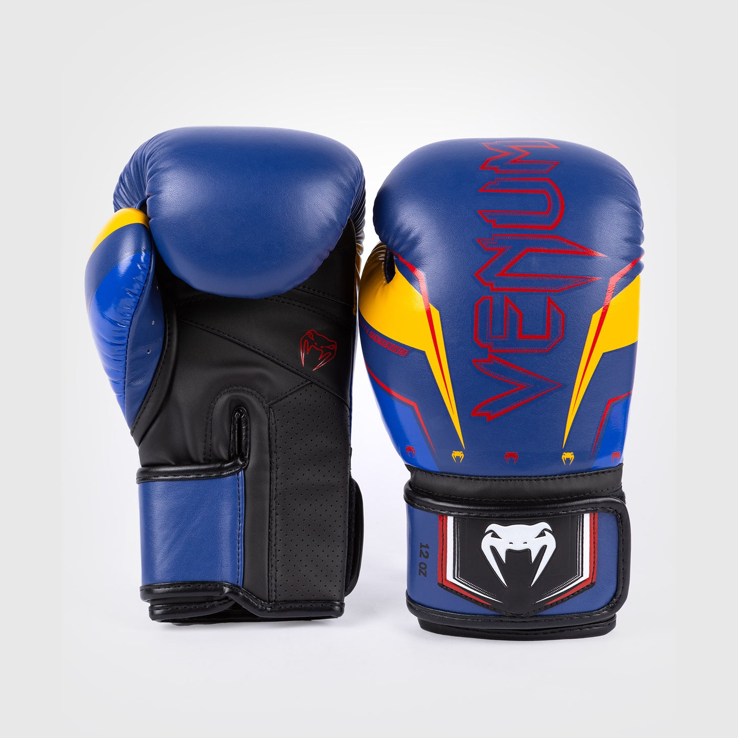 Venum Elite Evo Боксерские перчатки - синий/желтый