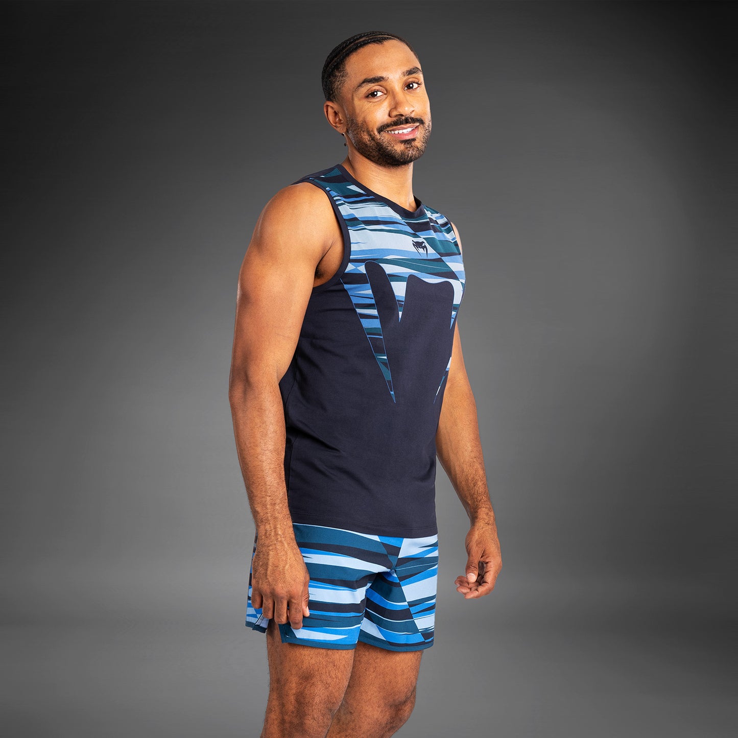 Мужская майка Venum Rapid - Snakehead - Shadow Blue