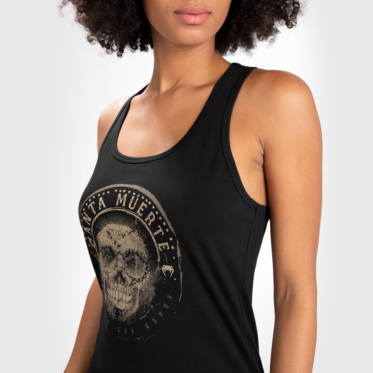 Venum Women Santa Muerte Dark Side - Майка - Черный/Коричневый