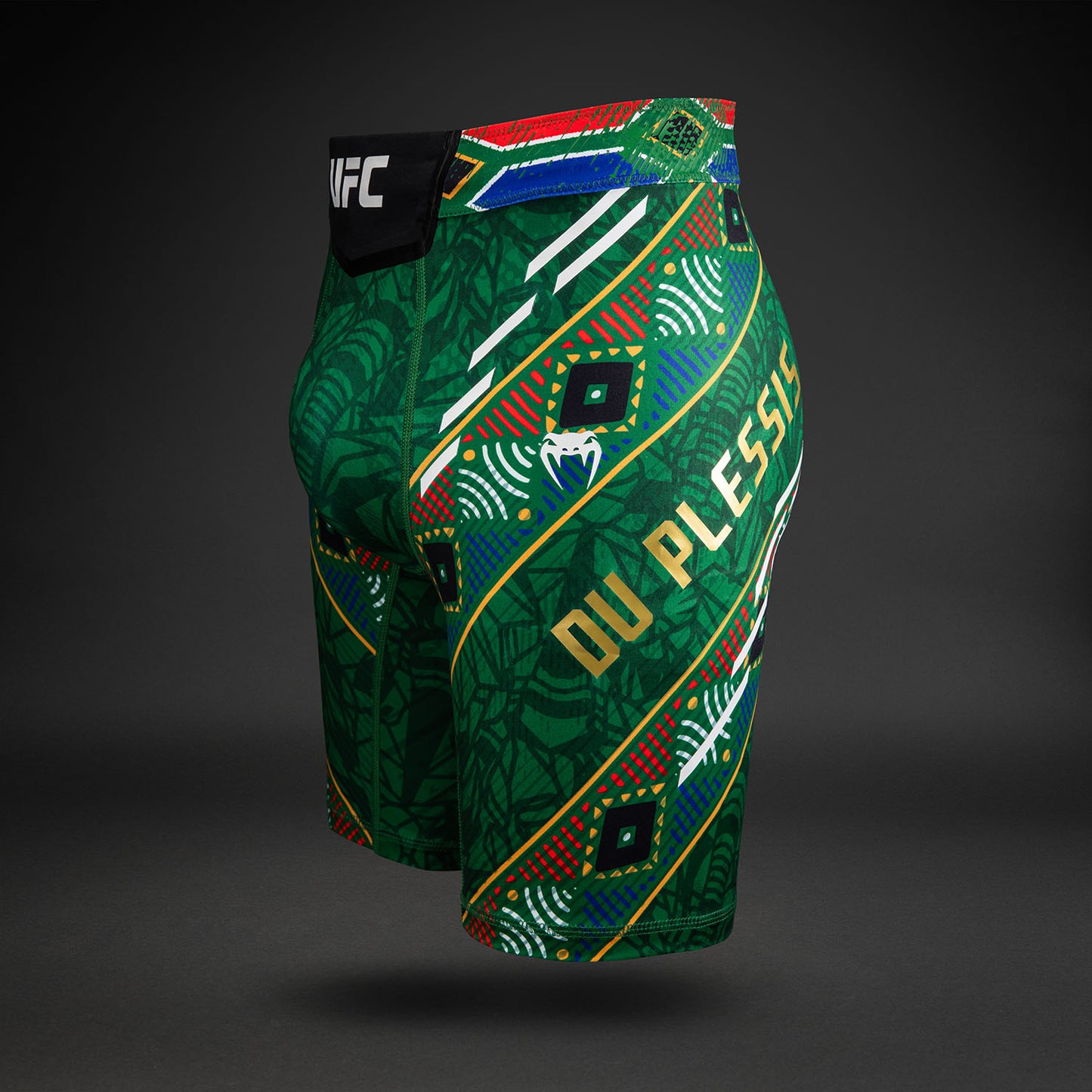 UFC Unrivaled by Venum Dricus Du Plessis Унисекс шорты Vale Tudo - Зеленый