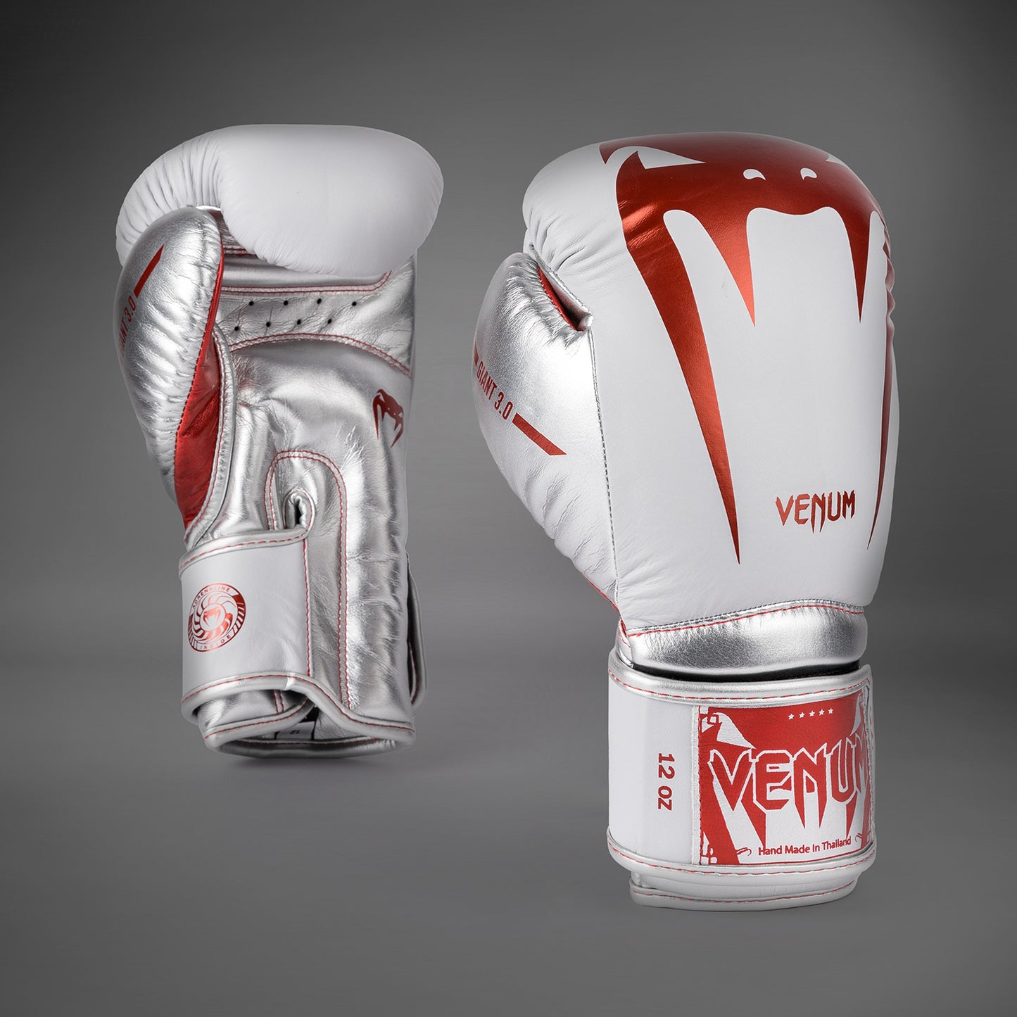 Venum Giant 3.0 Боксерские перчатки - красный/серебристый - Специальное издание