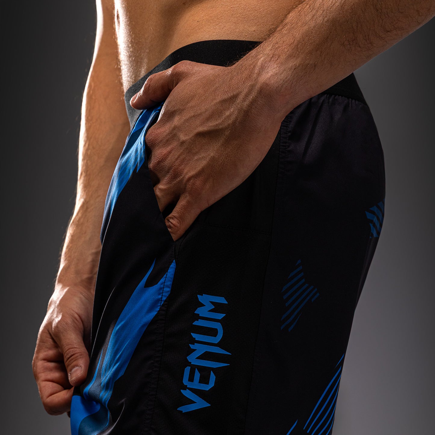 Тренировочные шорты Venum No-Gi 6.0 - Чёрный/Синий