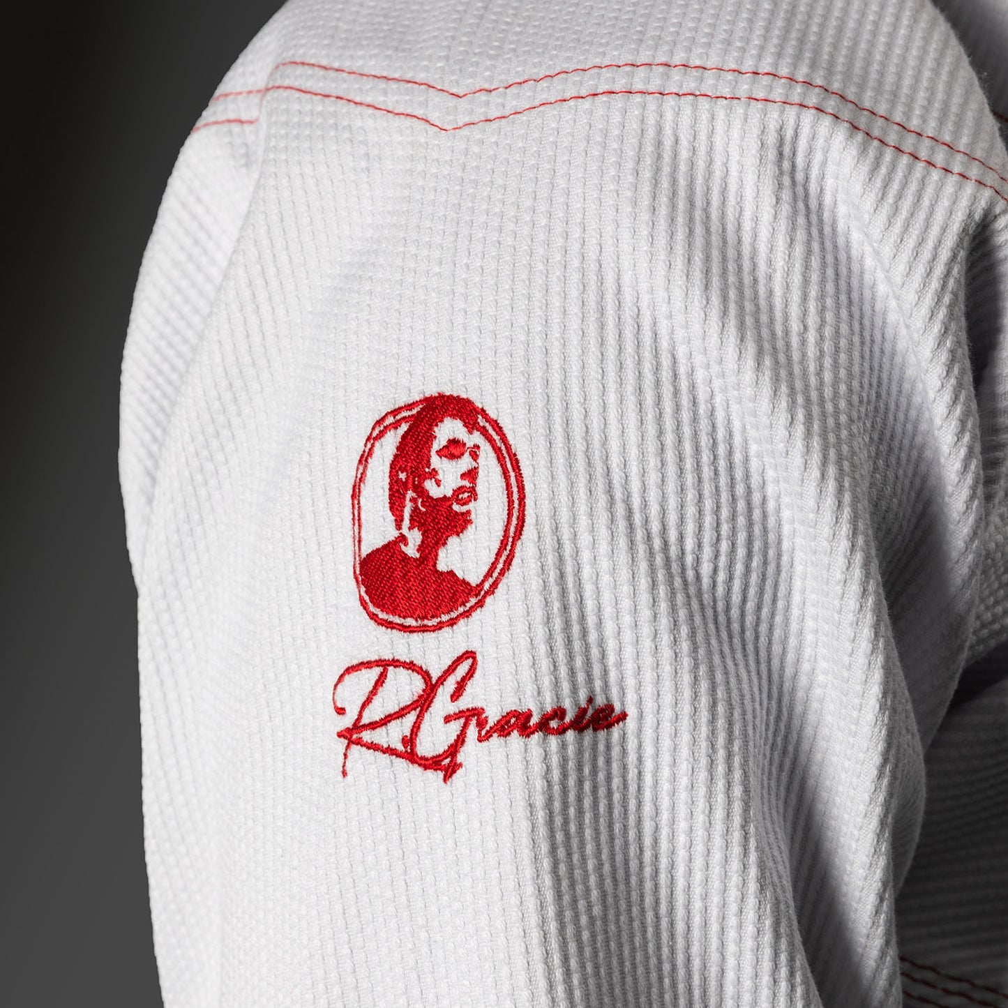 Кимоно BJJ Venum x Roger Gracie Signature - Белый/Красный