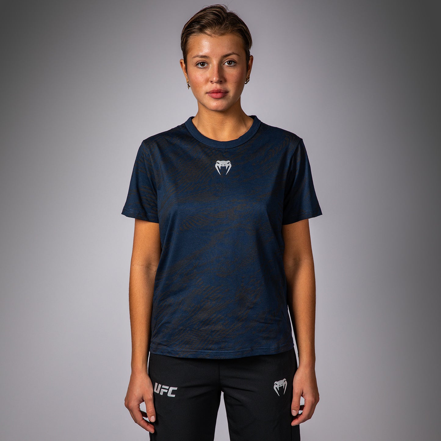 Футболка UFC Fusion by Venum Fight Week с коротким рукавом для женщин - Oceanic Blue