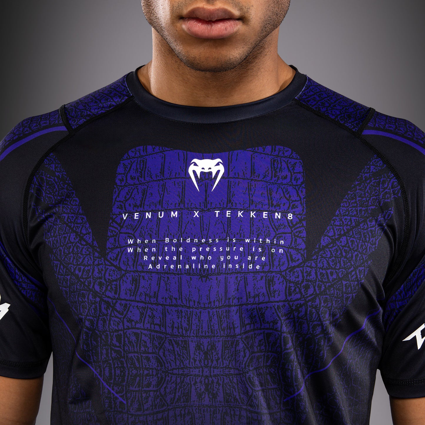 Футболка Dry Tech Kazuya Venum x TEKKEN 8 - Чёрный/Фиолетовый