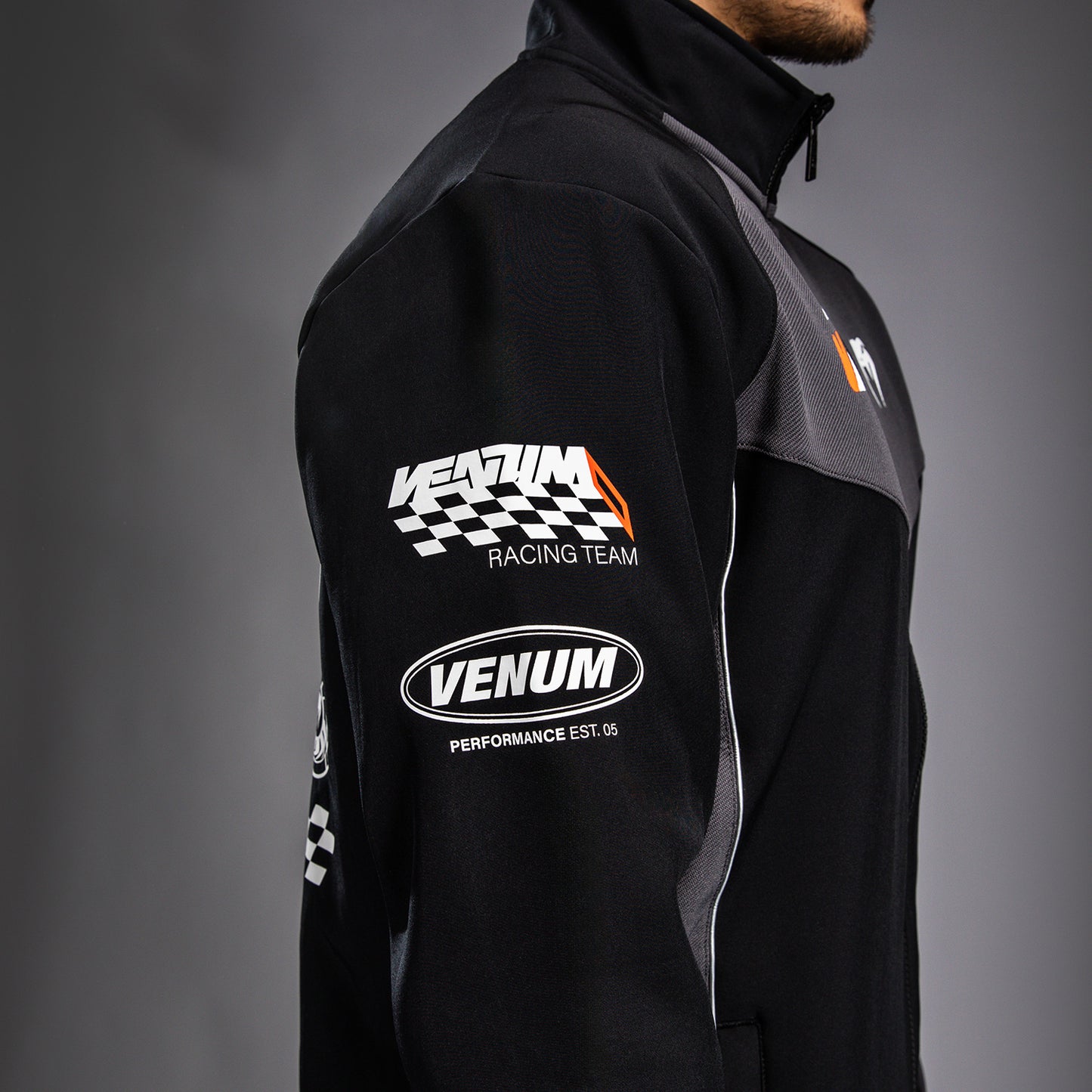 Куртка Venum Motorsport Softshell - Глубокий Черный