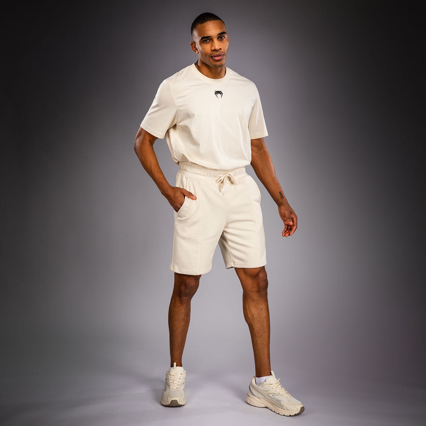 Хлопковые шорты Venum Contender Fleece – Молочный