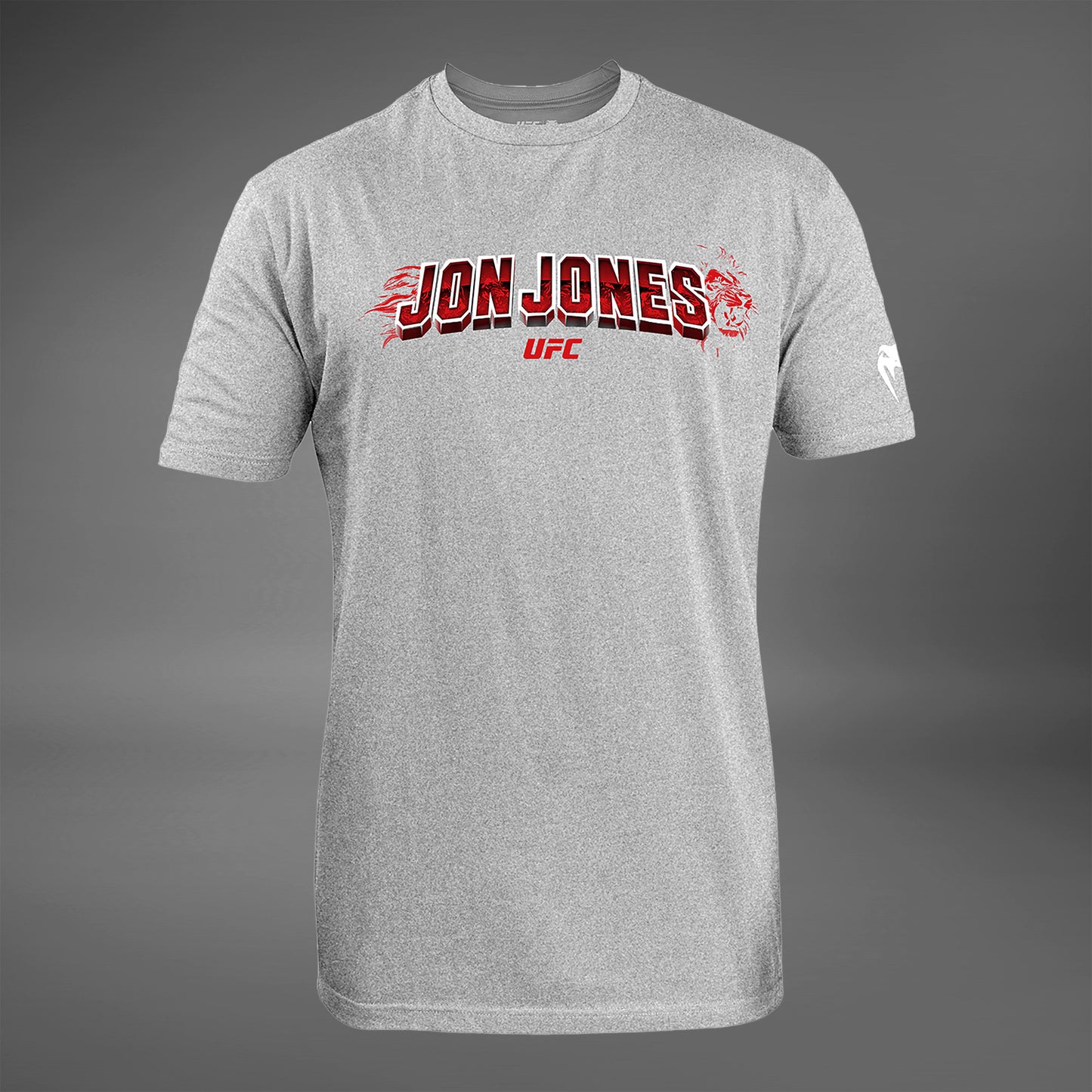 UFC Unrivaled by Venum Футболка для унисекс Jon Jones - Серый меланж